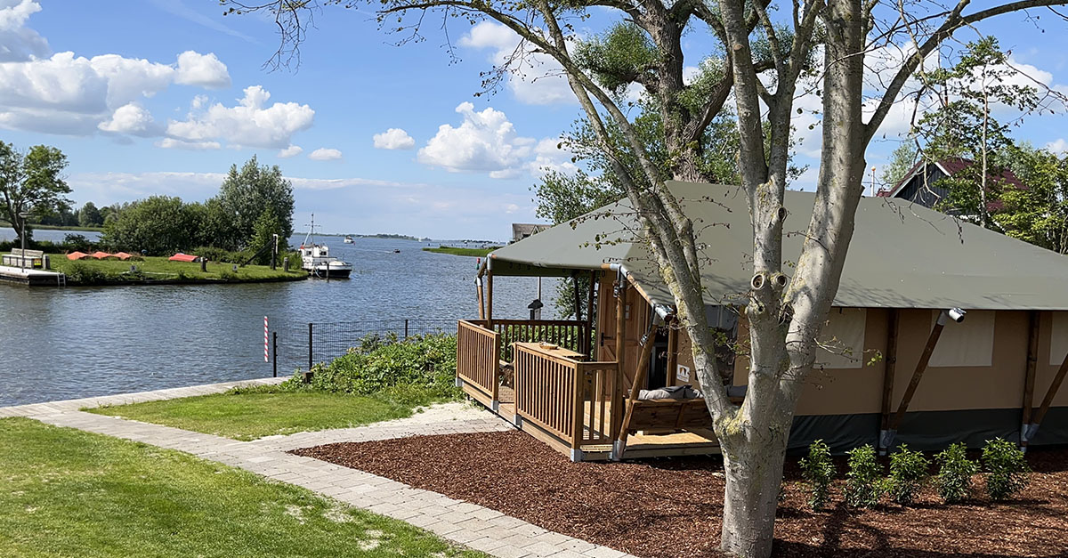 Glampingtent 6 personen - Waterherberg it Beaken