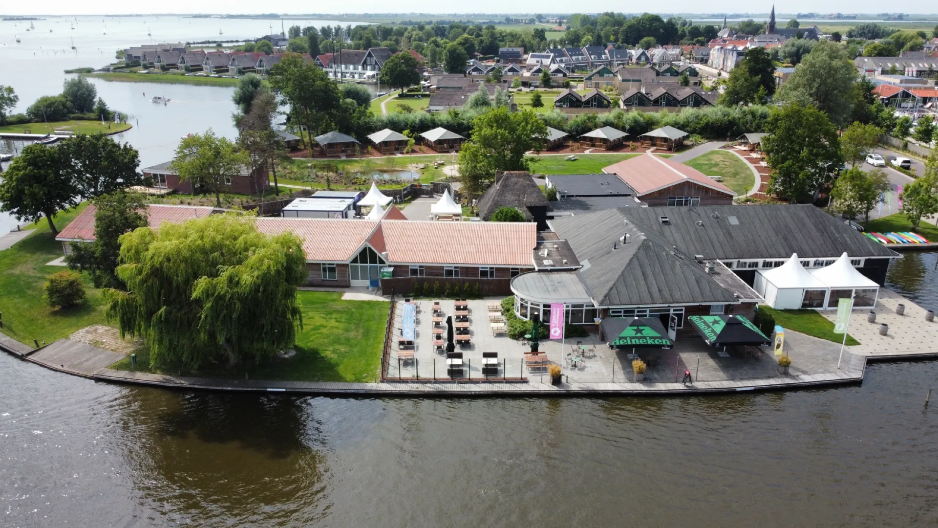 Drone uitzicht - Waterherberg it Beaken